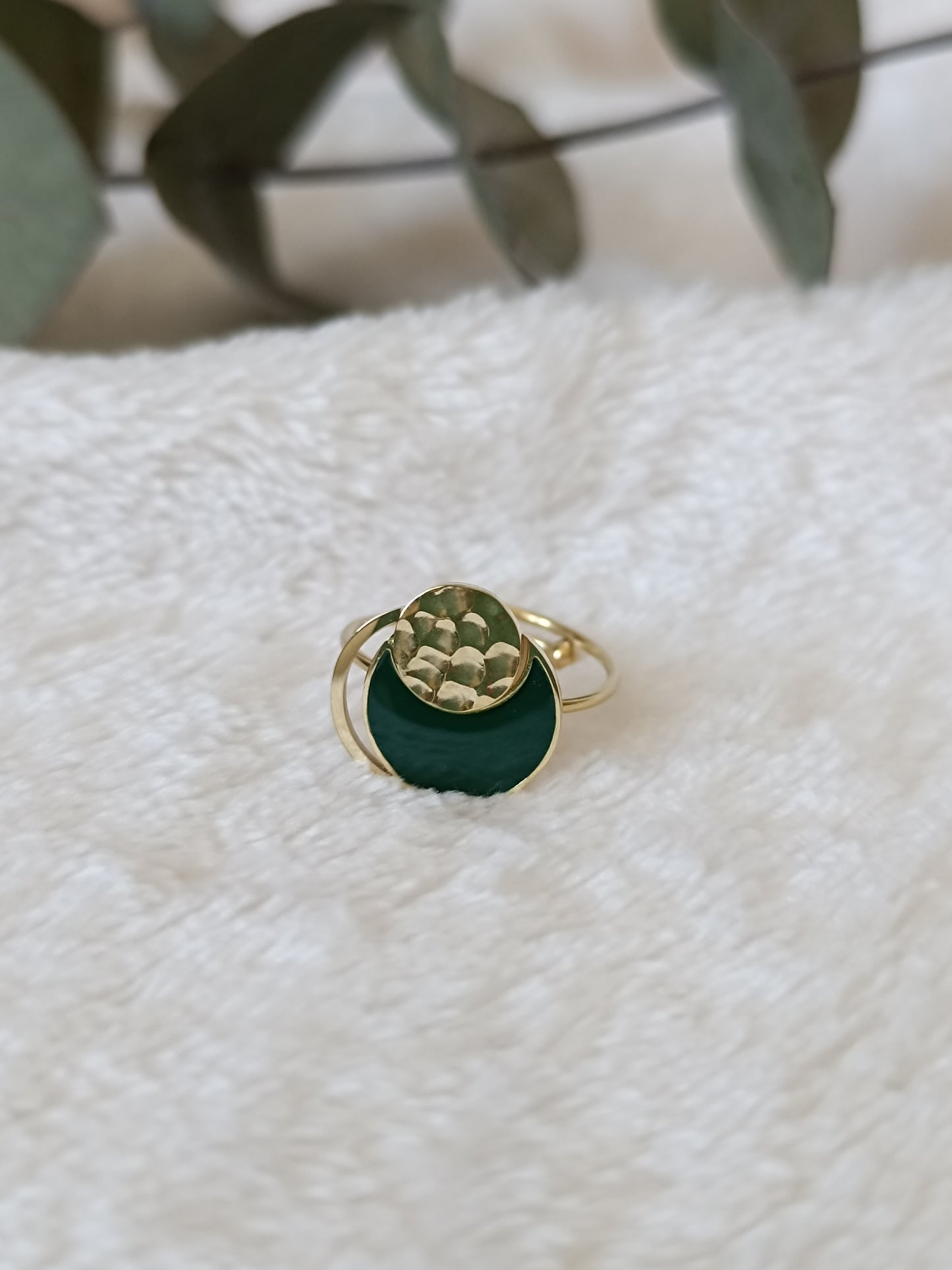 Bague Soléane Verte